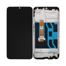 Touch+Display+Frame Oppo A16s Service Pack Preto